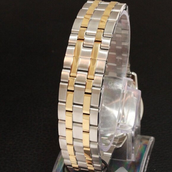 Bulova Men's Sutton Watch Two Tone Silver Dial 40mm - Picture 11 of 12